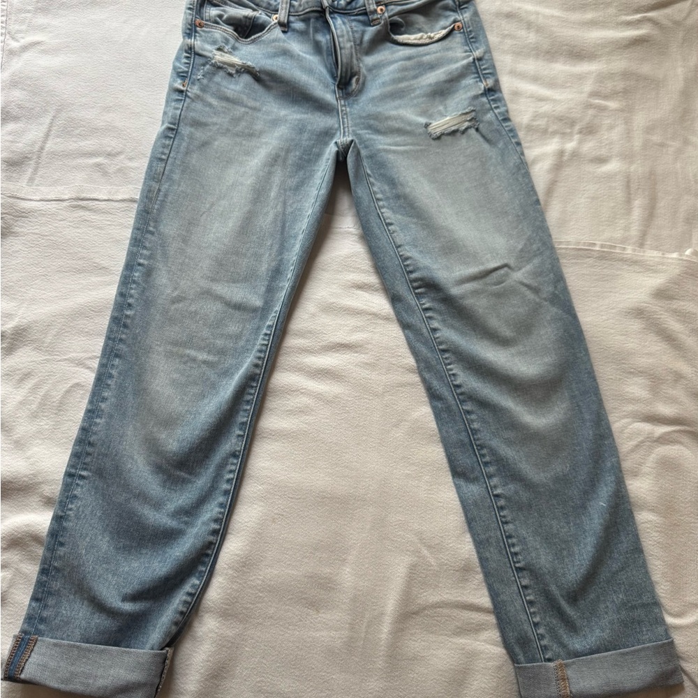 American Eagle Outfitters Light Blue Boyfriend Jeans